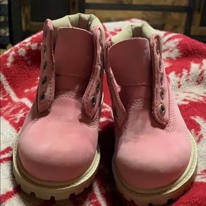 Timberland Toddler pink boots size 5 New